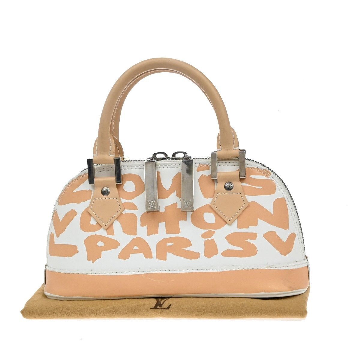 Louis Vuitton Louis Vuitton Alma Handbag Limited Edition Graffiti Leather Size ONE SIZE - 1 Thumbnail