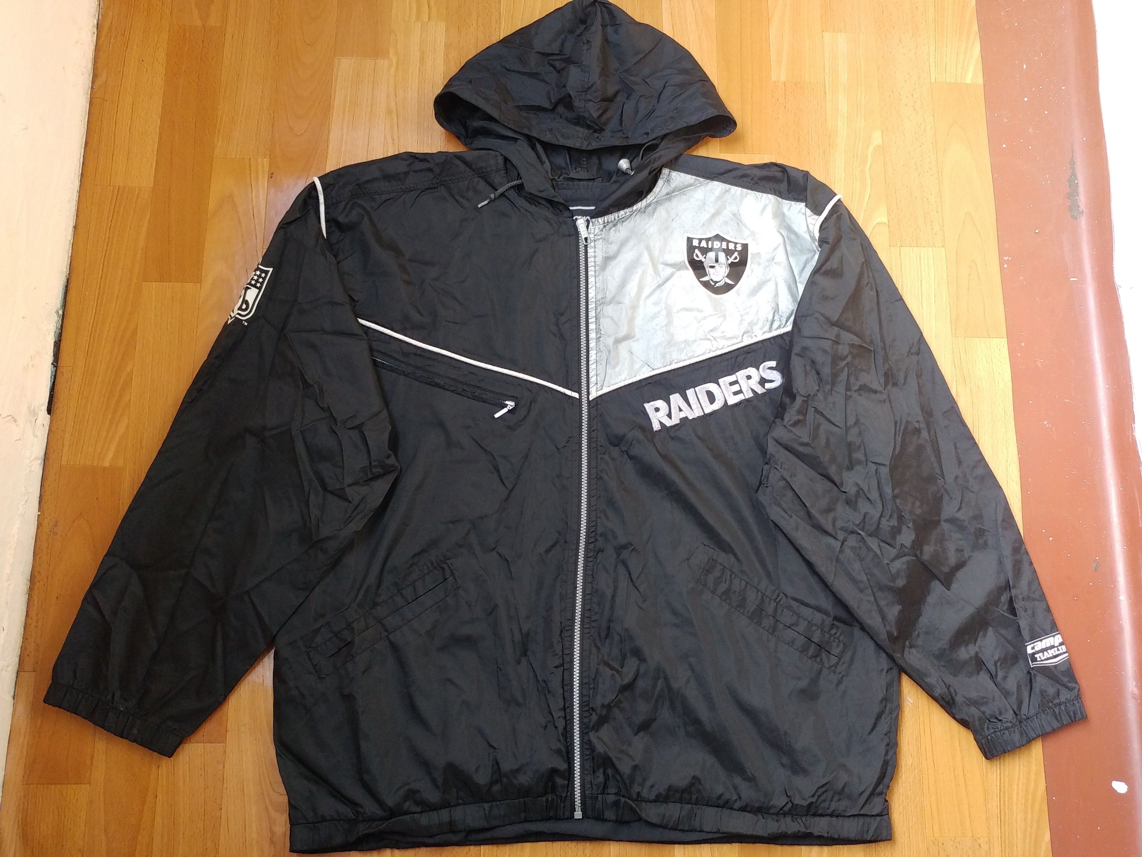 NFL Los Angeles Raiders jacket, 1993 Campri Teamline, vintage XL Size US XL / EU 56 / 4 - 1 Thumbnail