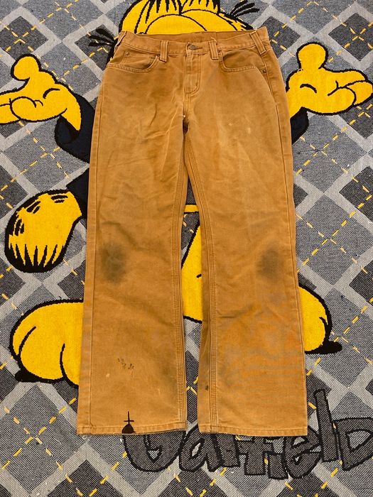 Vintage Vintage Carhartt Medium Brown Essential Carpenter Pants