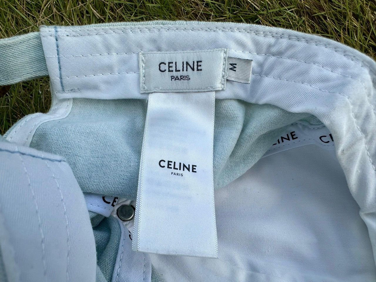 Celine Authentic Celine Denim Baseball Cap Size ONE SIZE - 6 Thumbnail