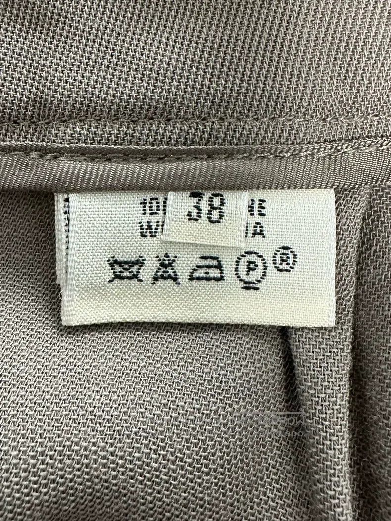 Hermes Hermes Fine Wool Pleated Drapable Wide Leg Trousers - Oliv Size 25" / US 0 / IT 36 - 9 Thumbnail