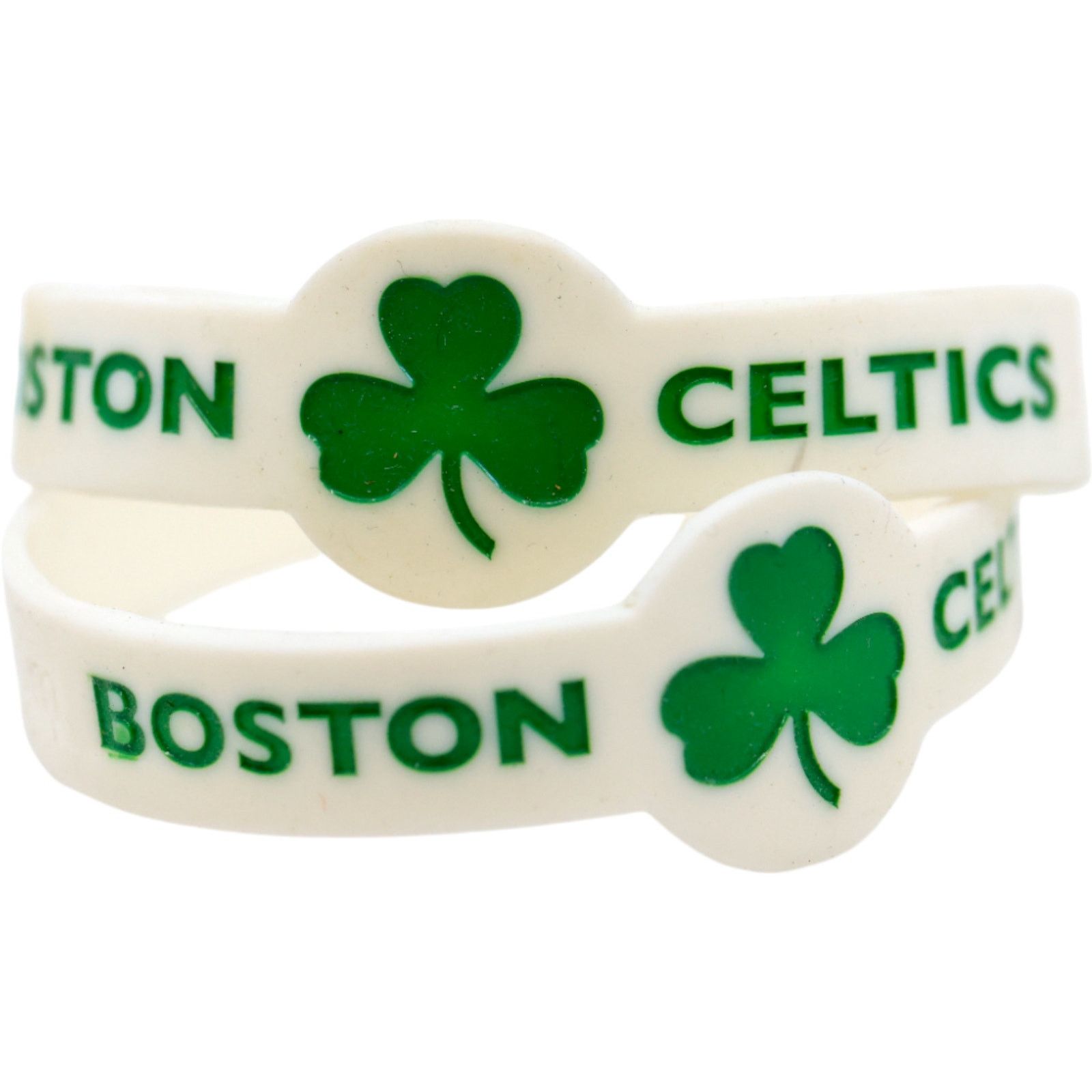 NBA Boston Celtics Shamrock Wristband Bracelets [Lot of 2] Size ONE SIZE - 1 Thumbnail