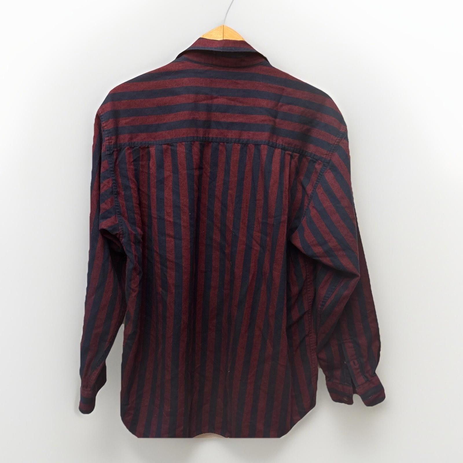Eddie Bauer Eddie Bauer Vintage 90's Button Down Shirt Striped Large Size US L / EU 52-54 / 3 - 8 Thumbnail