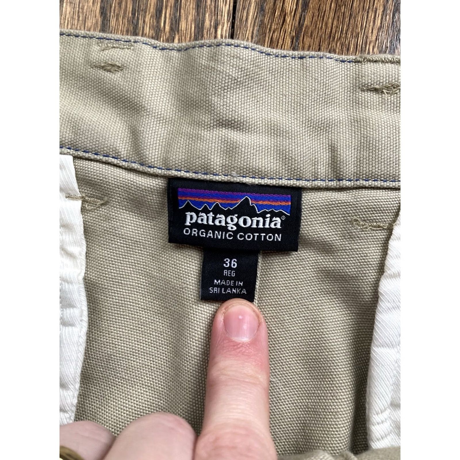 Patagonia Patagonia Pants Mens Size 36x31 Beige Canvas Utility Khaki Cotton Duck Size US 36 / EU 52 - 6 Thumbnail