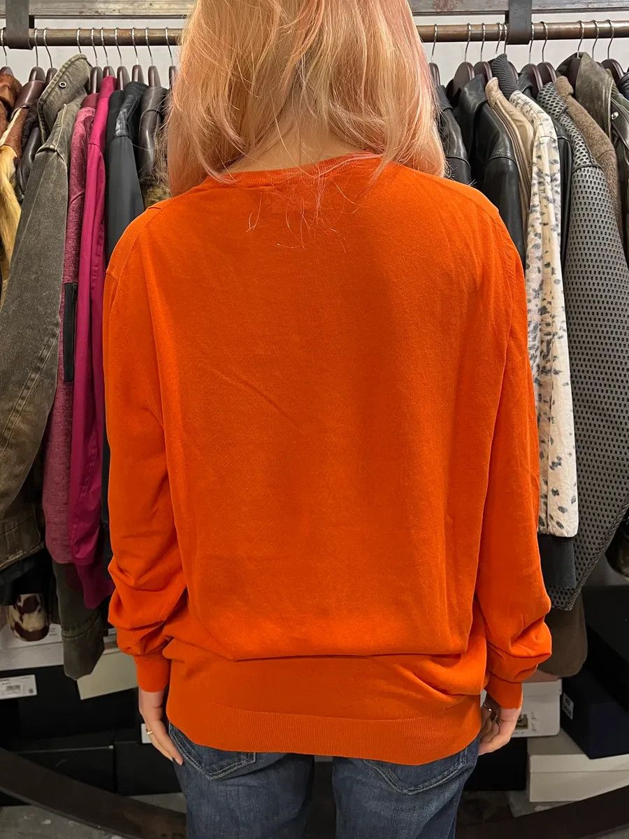 Salvatore Ferragamo 1990s Salvatore Ferragamo Orange Contemporary Sweater Size US S / EU 44-46 / 1 - 3 Thumbnail