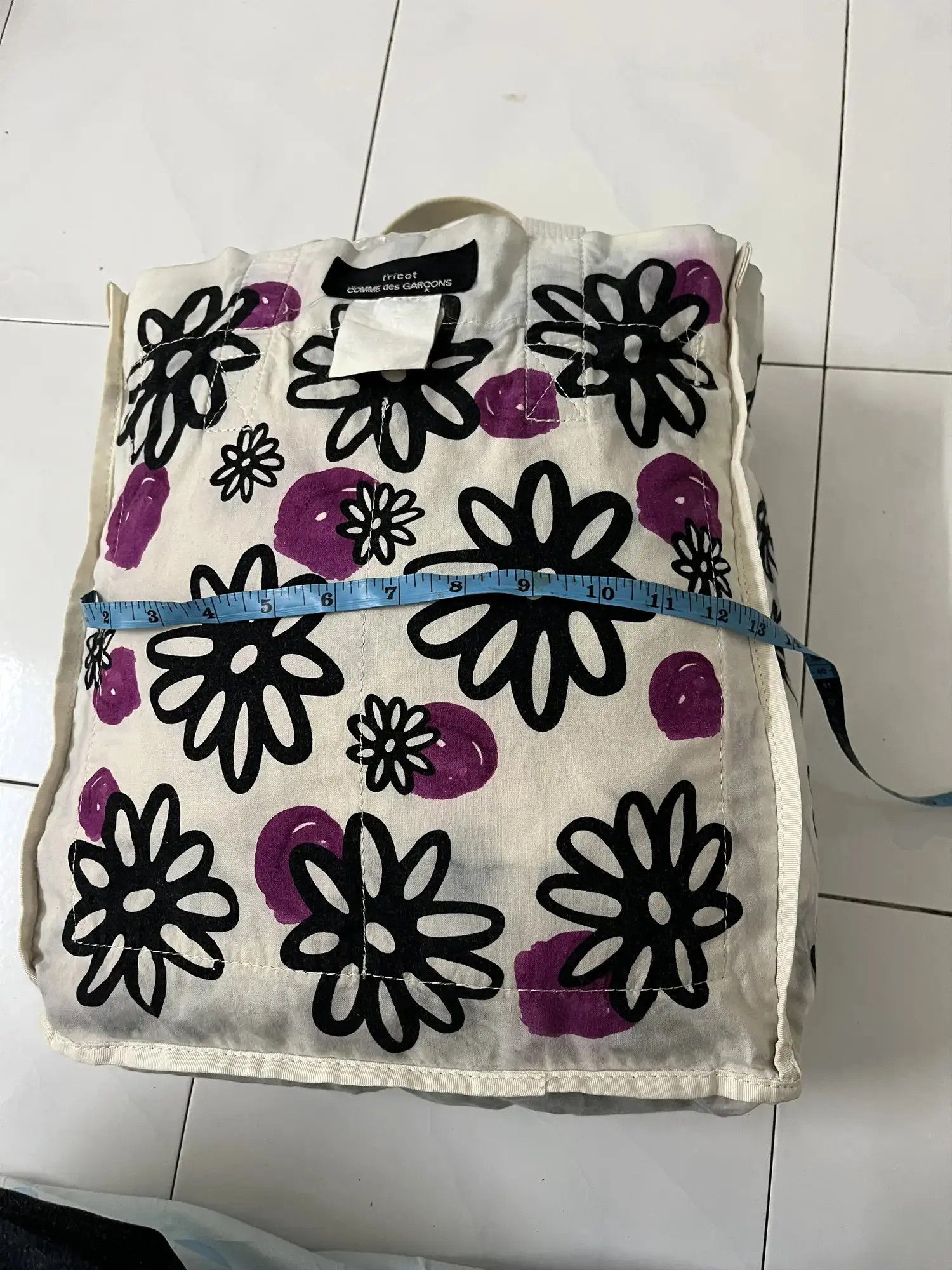 Comme des Garcons Homme Plus Comme Des Garcons Flora Tote Bag Size ONE SIZE - 9 Thumbnail