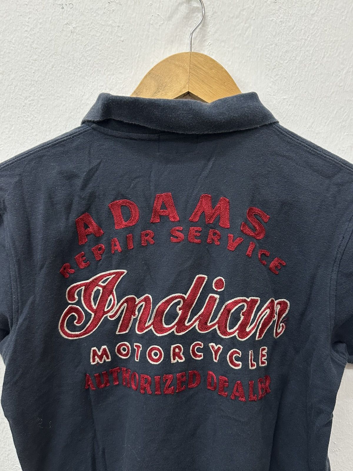 Indian Motorcycle 2000's Indian Motocycle " Adams Repair Service " Polo Shirt Size US XS / EU 42 / 0 - 12 Thumbnail