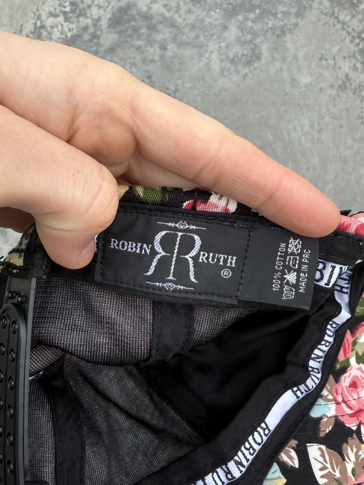Robin Ruth Rare Full Print Flora Switzerland Y2K Robin Ruth Hat Cap Sk8 Size ONE SIZE - 6 Thumbnail
