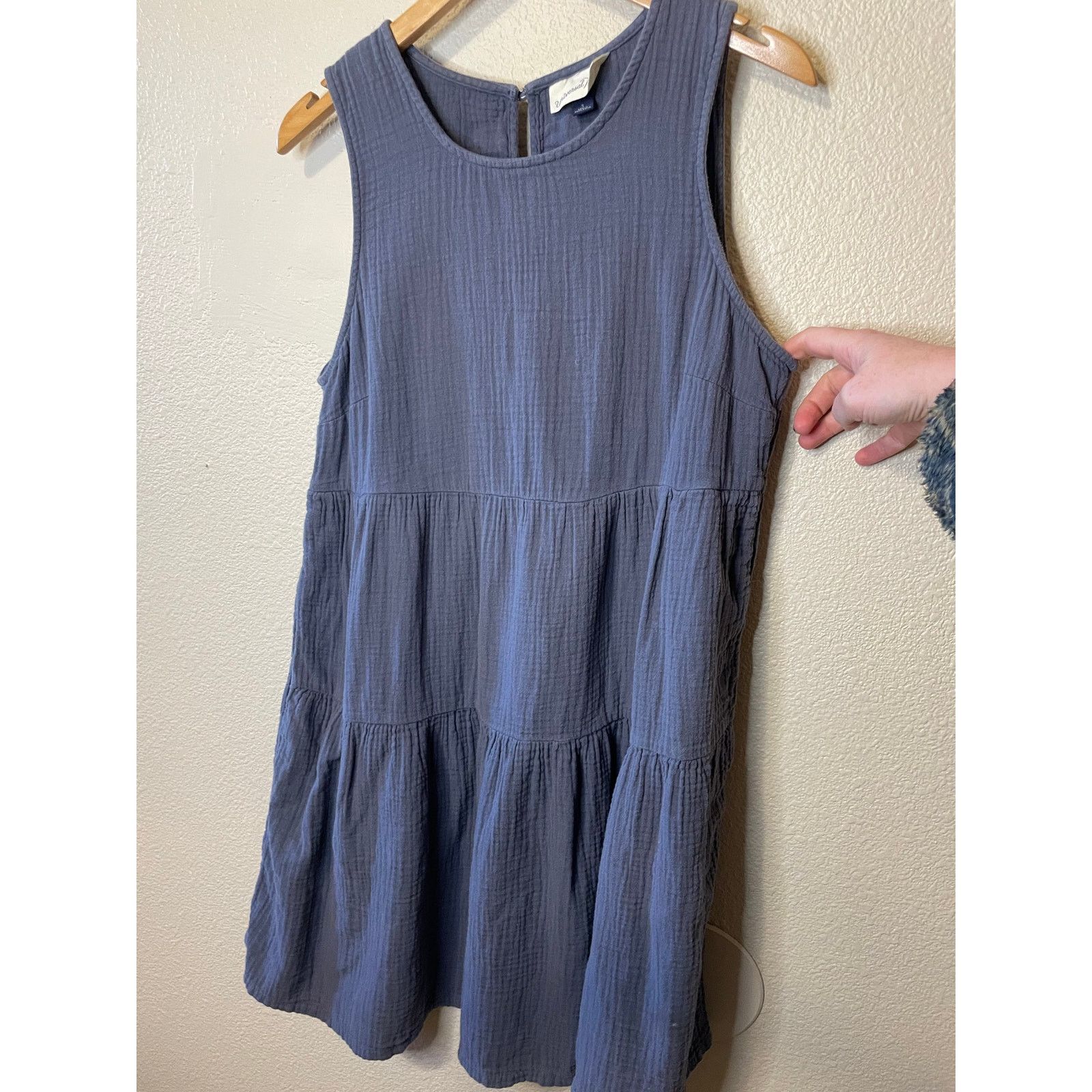 Other Universal Thread Cotton Tank Tiered Navy Blur Mini Dress Sm Size S / US 4 / IT 40 - 11 Thumbnail
