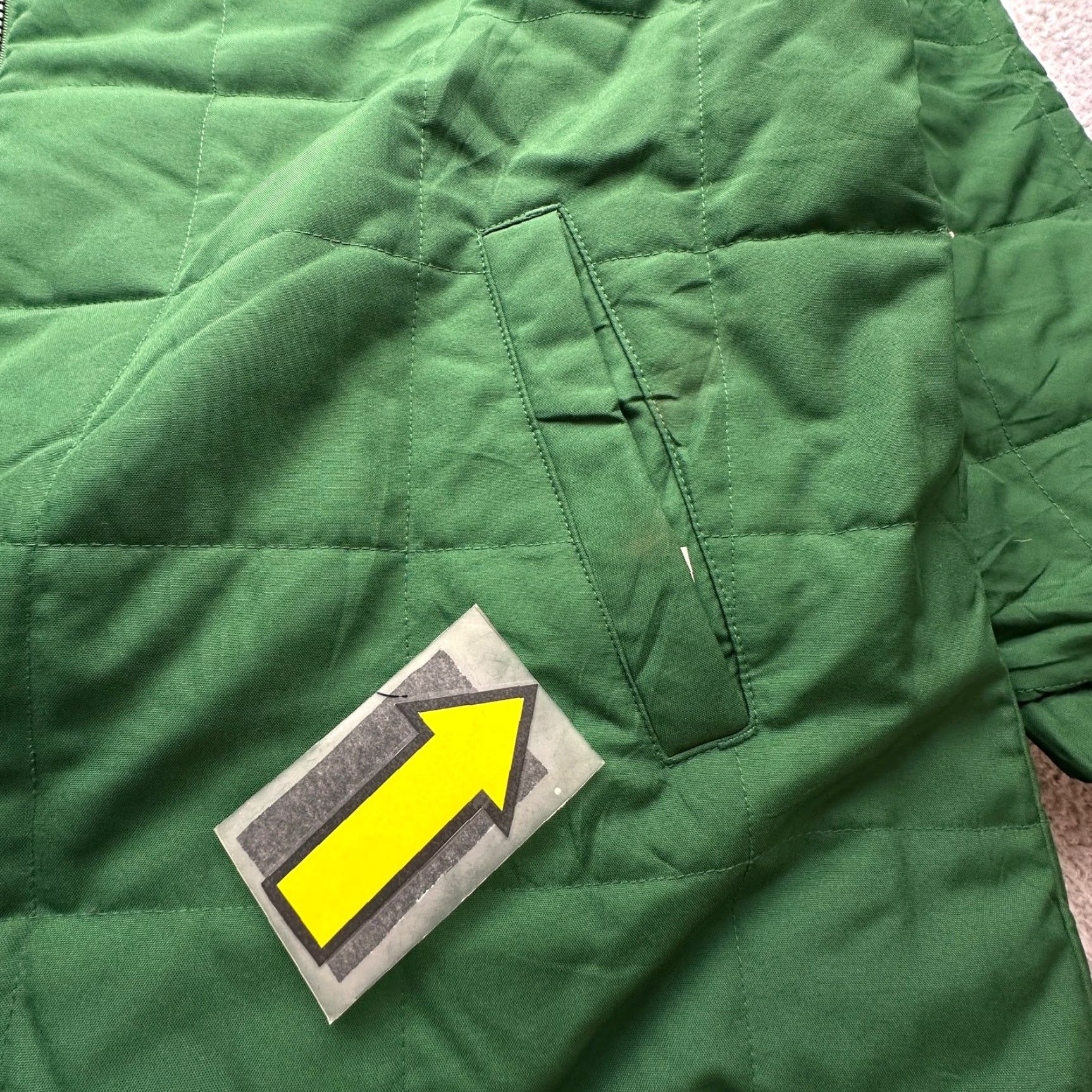 Nike VINTAGE Nike Team Michigan State Reversible Quilted Jacket Mens XL Green Fleece Size US XL / EU 56 / 4 - 7 Thumbnail