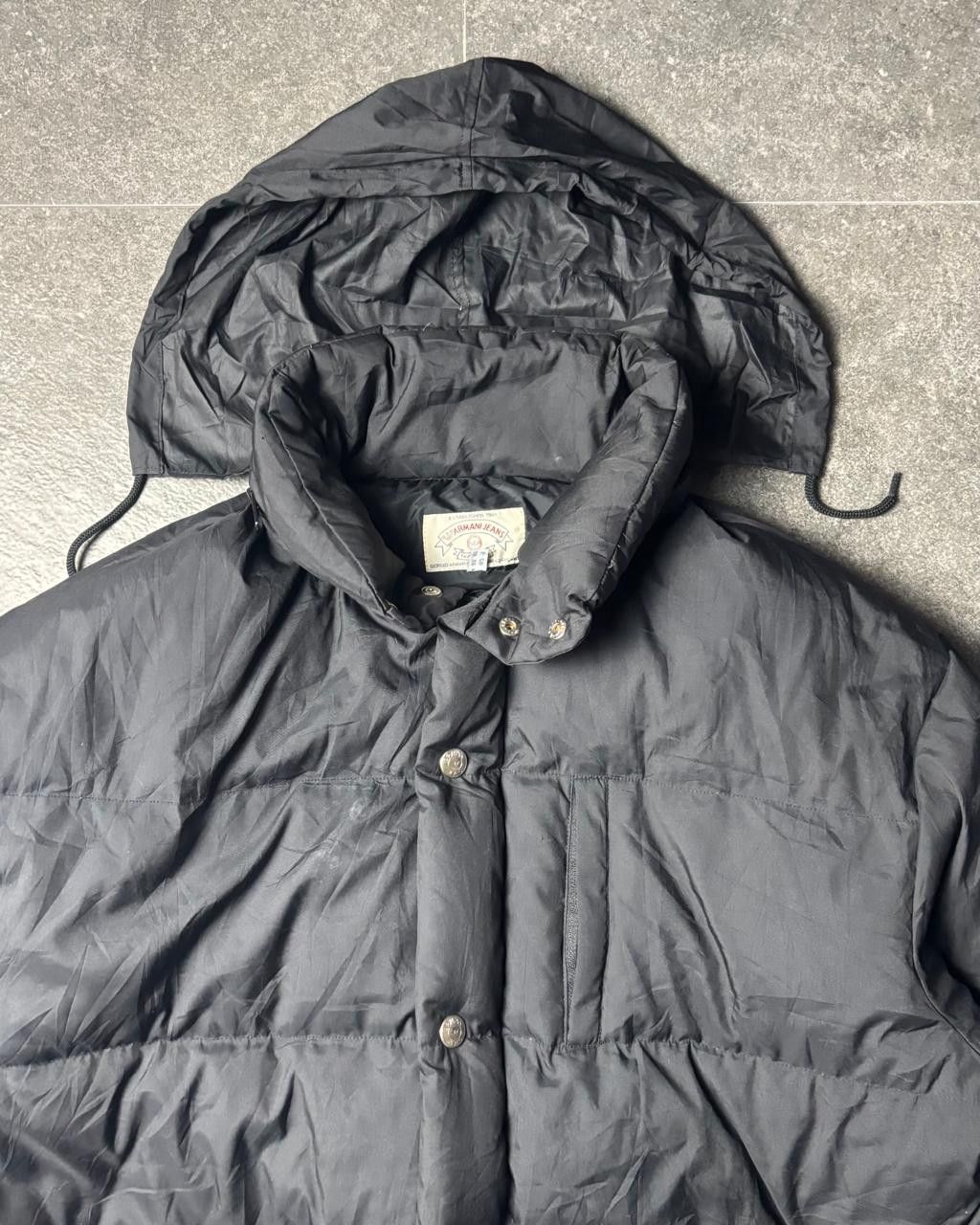 Giorgio Armani 1990s Armani Jeans Down Puffer Jacket Size US L / EU 52-54 / 3 - 5 Thumbnail