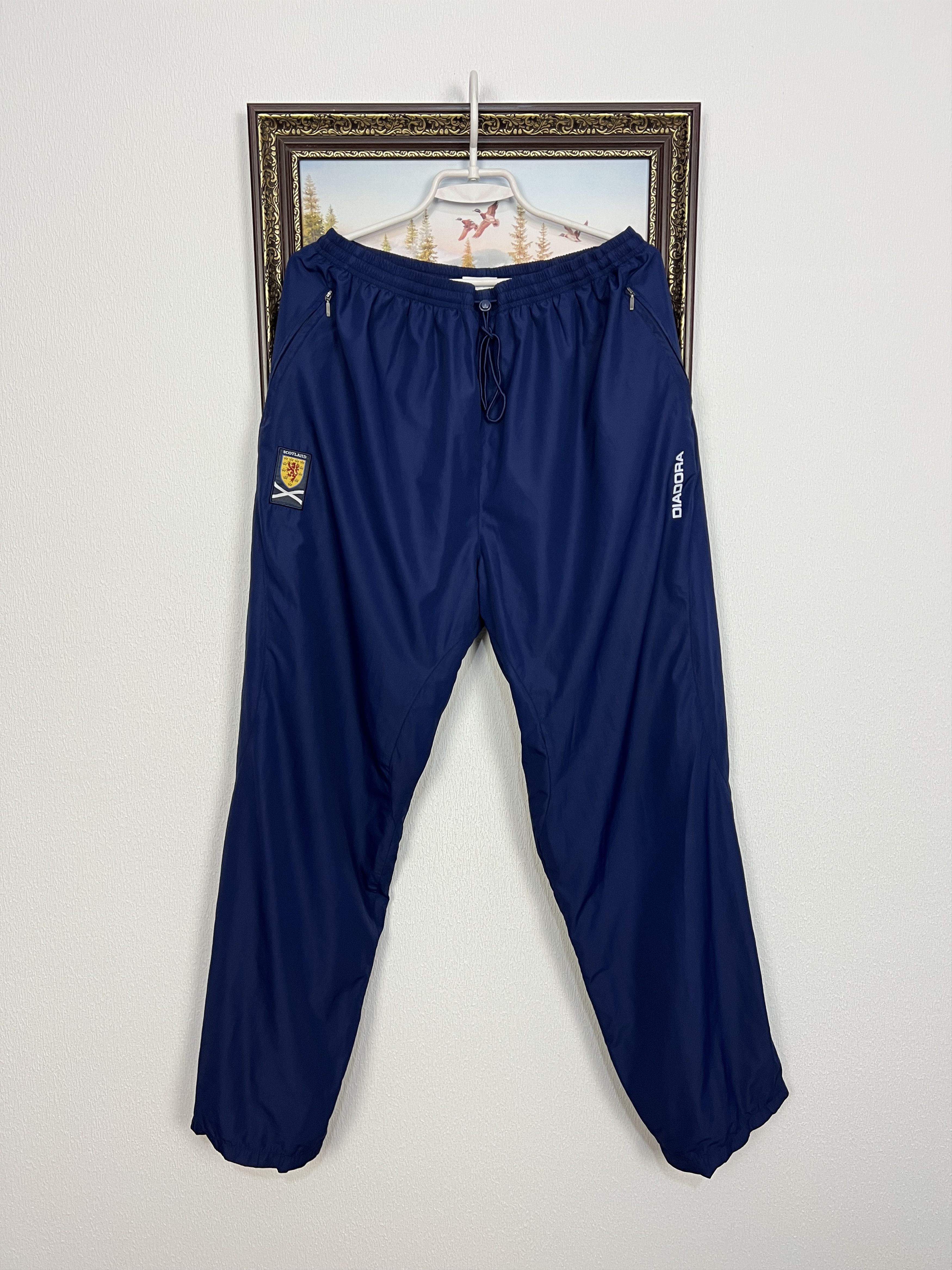 Diadora Vintage Scotland Football Pants Soccer Athletic Sweatpants Size US 36 / EU 52 - 1 Thumbnail