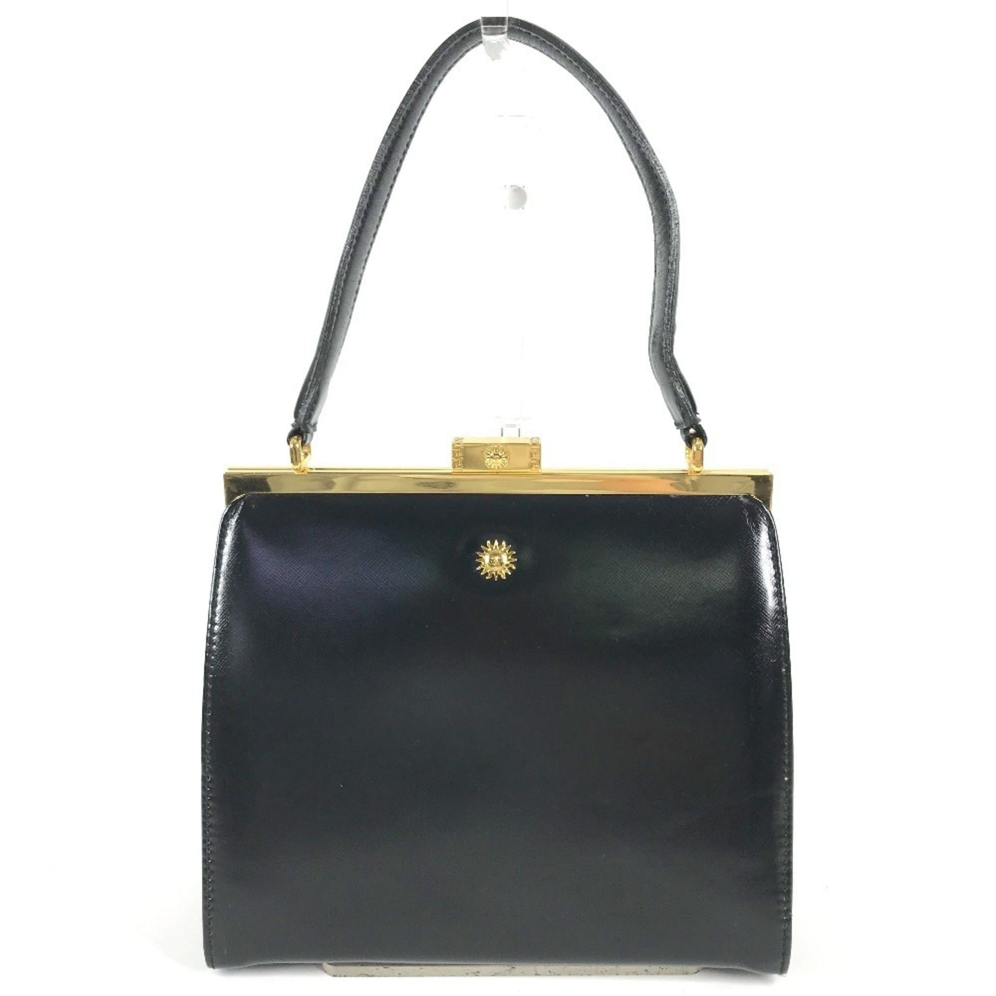 Versace Versace Sunburst Logo Tote Bag/Shoulder Bag in Embossed