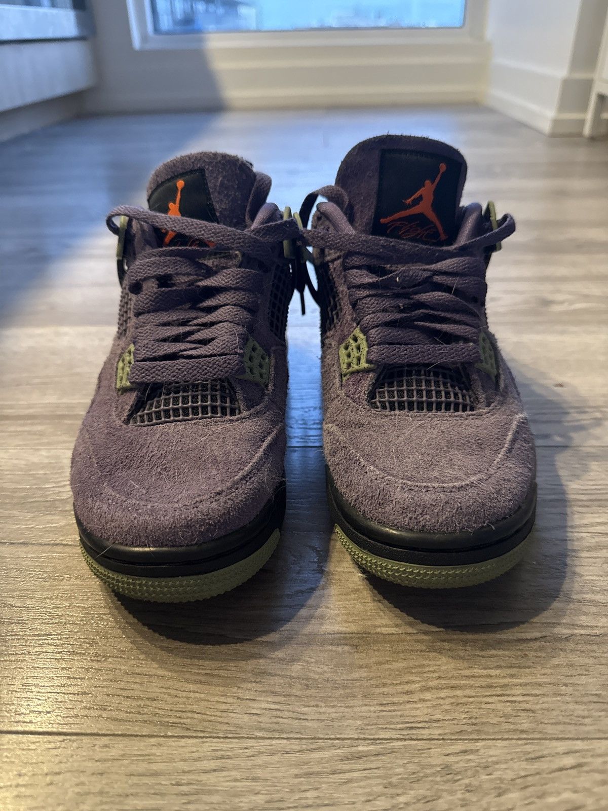 Nike Nike Air Jordan 4 Retro "Canyon Purple" Size US 5.5 / EU 38 - 4 Thumbnail