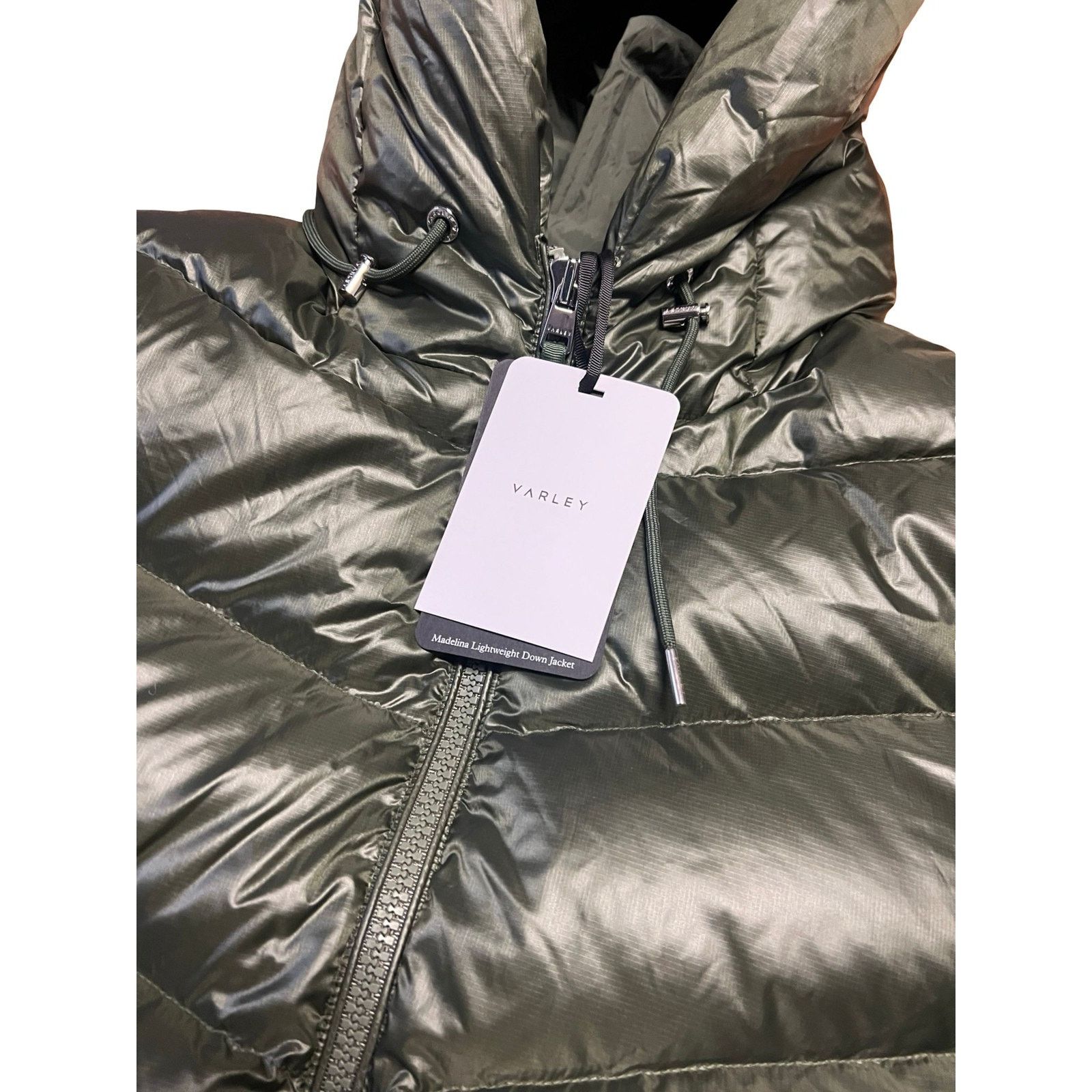 Varley $500 NWT Varley Womens Madelina Puffer M Racing Olive Size M / US 6-8 / IT 42-44 - 5 Thumbnail