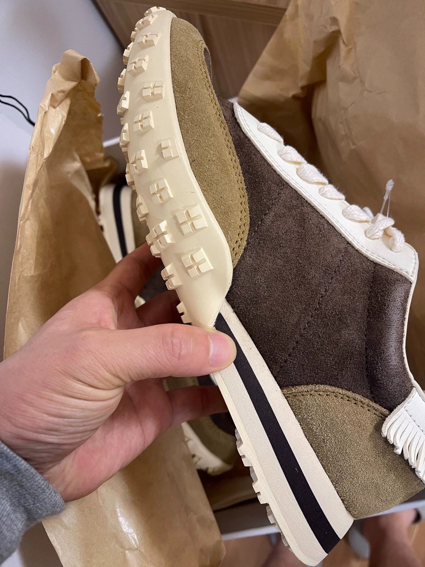 Visvim VISVIM 24ss HOSPOA RUNNER Deep Brown 10 (New) Size US 10 / EU 43 - 4 Thumbnail