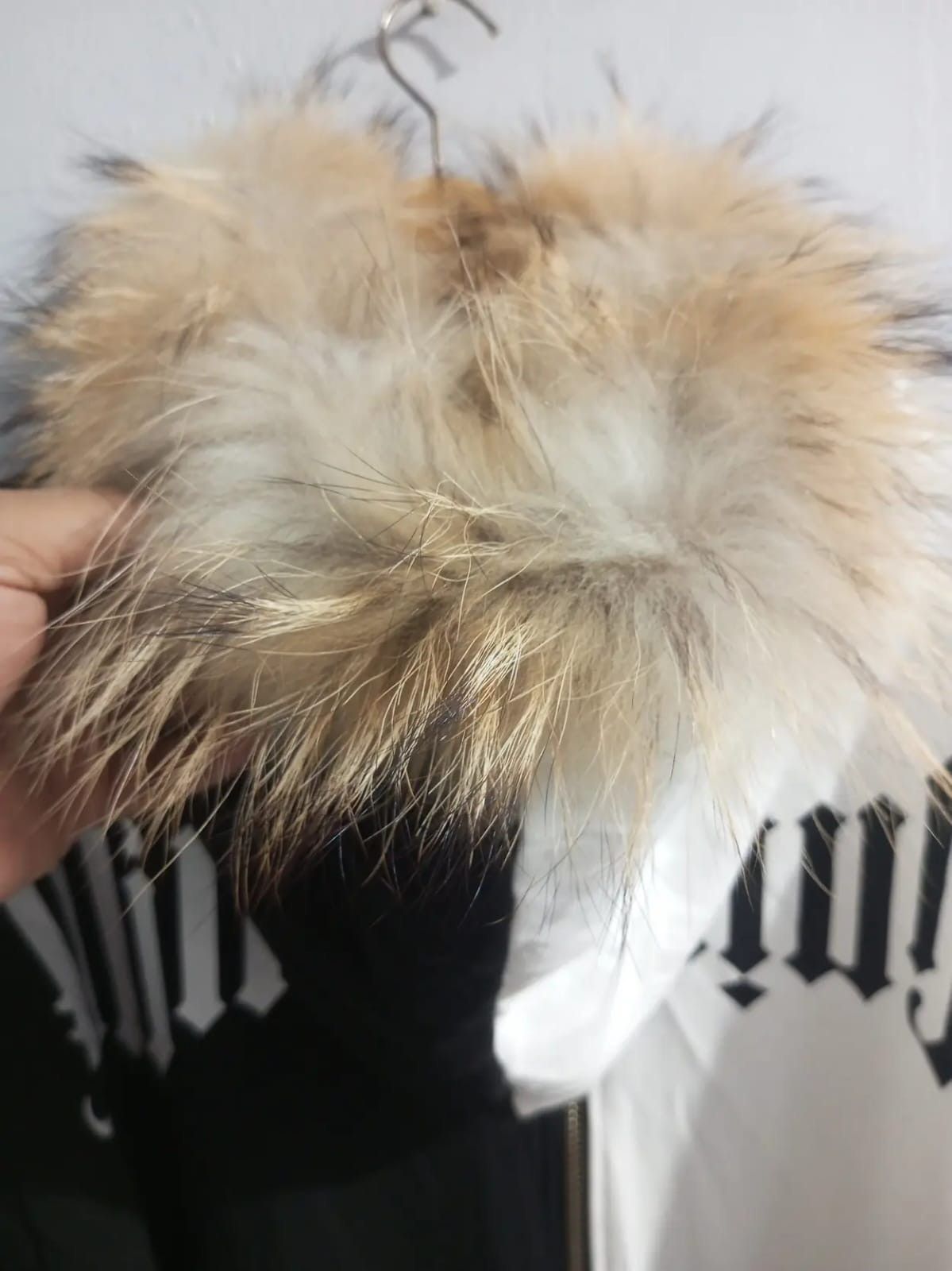 Japanese Brand Vtg BBW color block oversize fur hoodie Size US XL / EU 56 / 4 - 4 Thumbnail