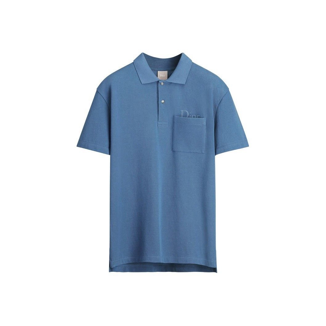 Dior Dior Homme SS06 Black Polo Shirt Rhinestones in size S | Grailed