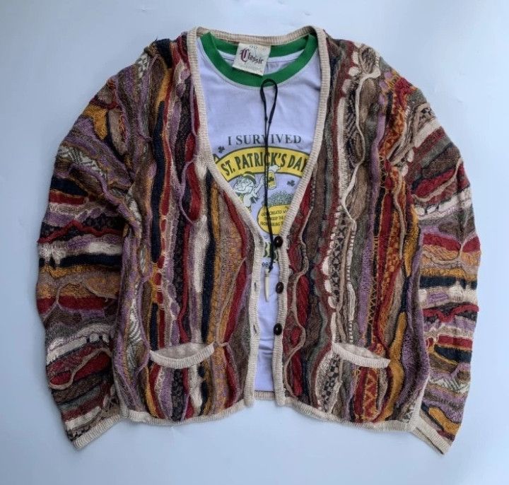Coogi × Vintage Vintage Rare Authentic COOGI Classic Cardigan Pattern Size US M / EU 48-50 / 2 - 1 Thumbnail