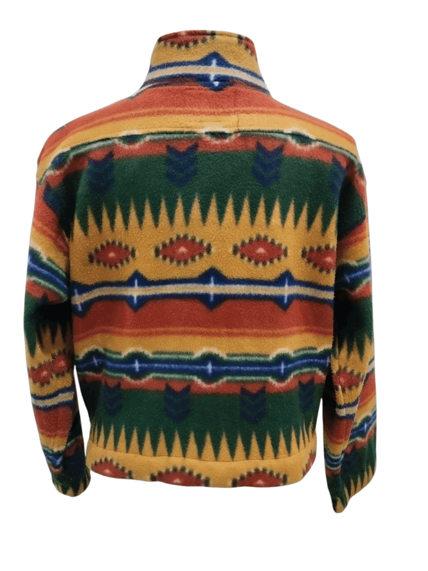 Japanese Brand Vintage Nic X SiXX Free Ride Board Navajo Fleece Jacket Size US M / EU 48-50 / 2 - 4 Thumbnail