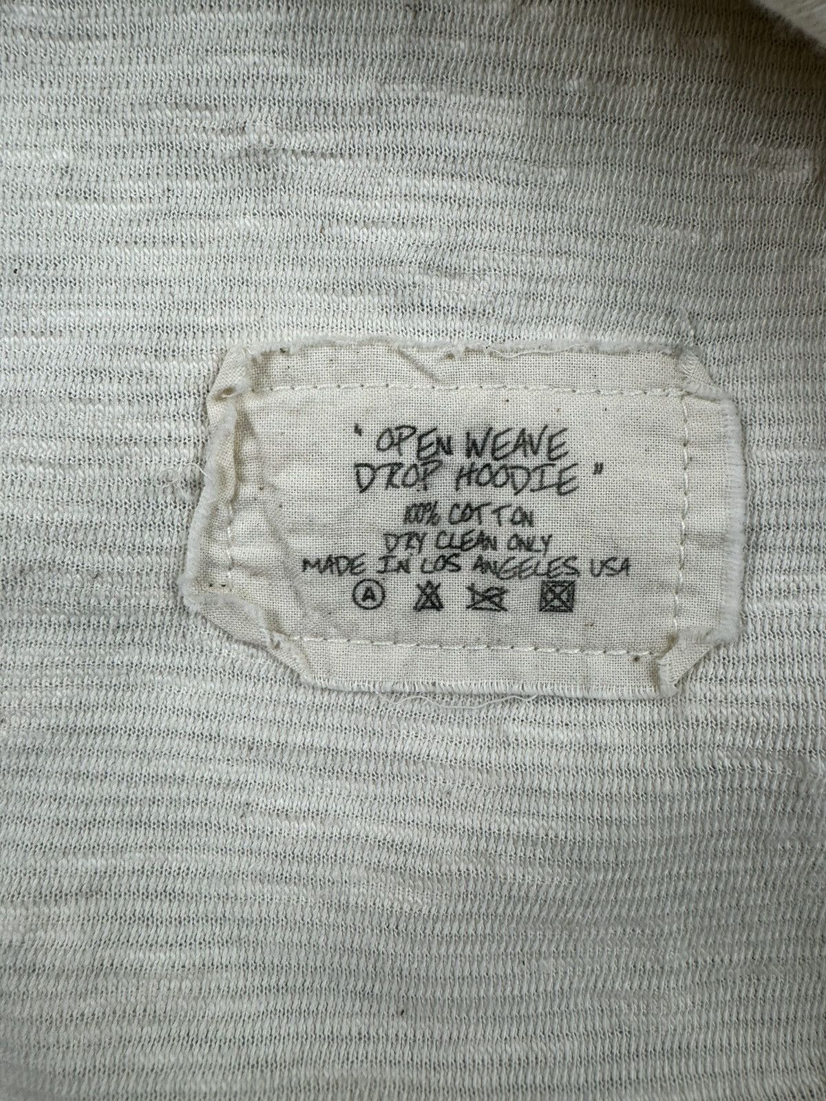 Greg Lauren Open Weave Drop Hoodie Size US L / EU 52-54 / 3 - 5 Thumbnail