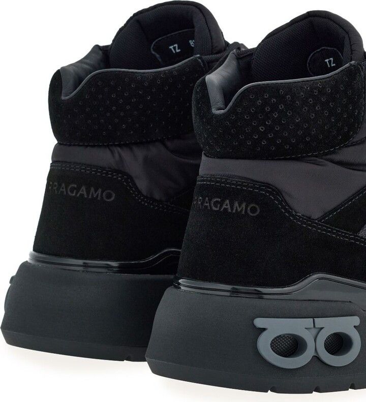 Salvatore Ferragamo o1s1rm1224 Trekking Sneakers in Black Size US 8.5 / IT 38.5 - 3 Thumbnail