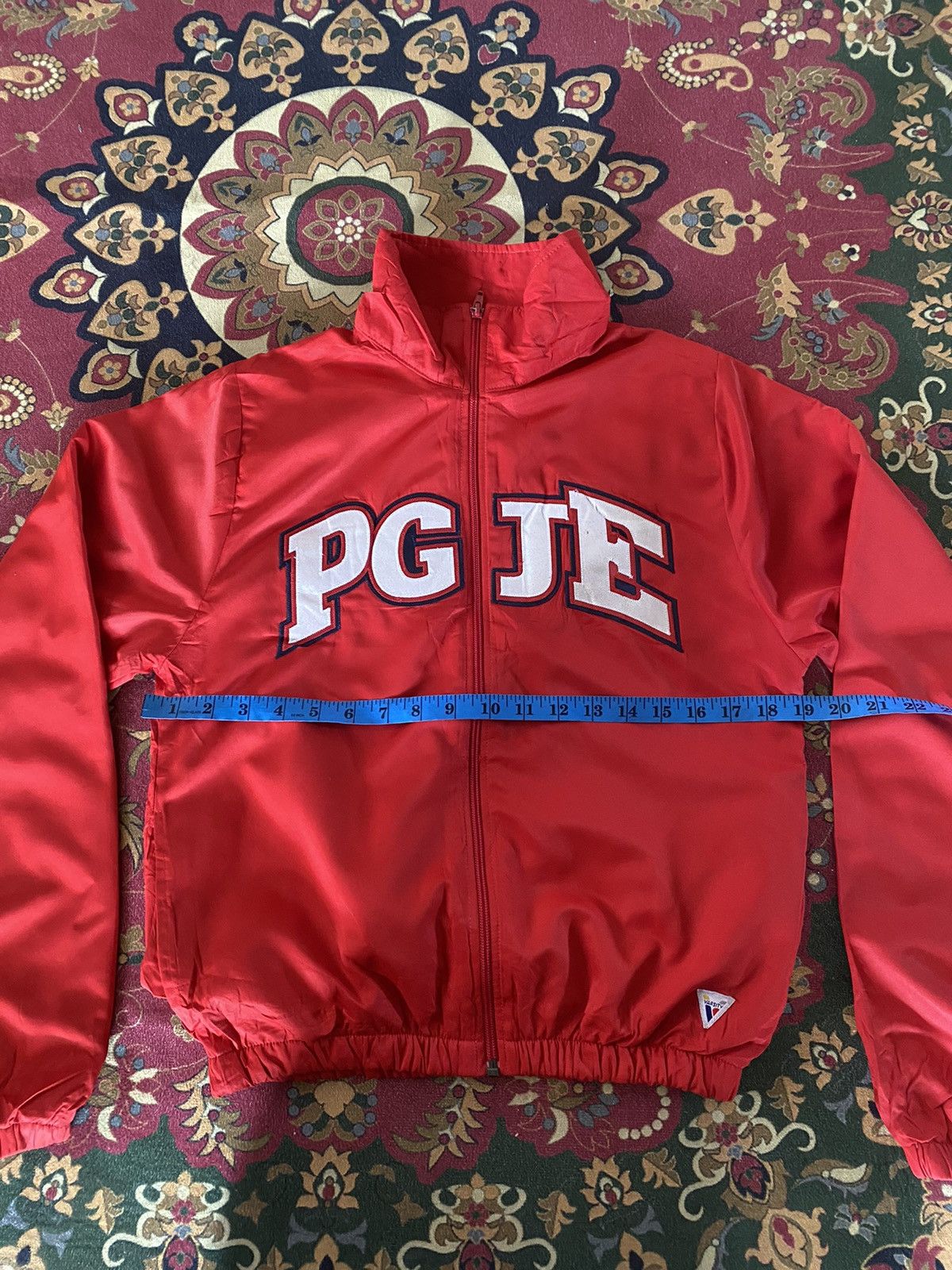 Japanese Brand Vintage Varsity Spirit Fashions PGJE Zipper Light Jacket Size US M / EU 48-50 / 2 - 11 Thumbnail