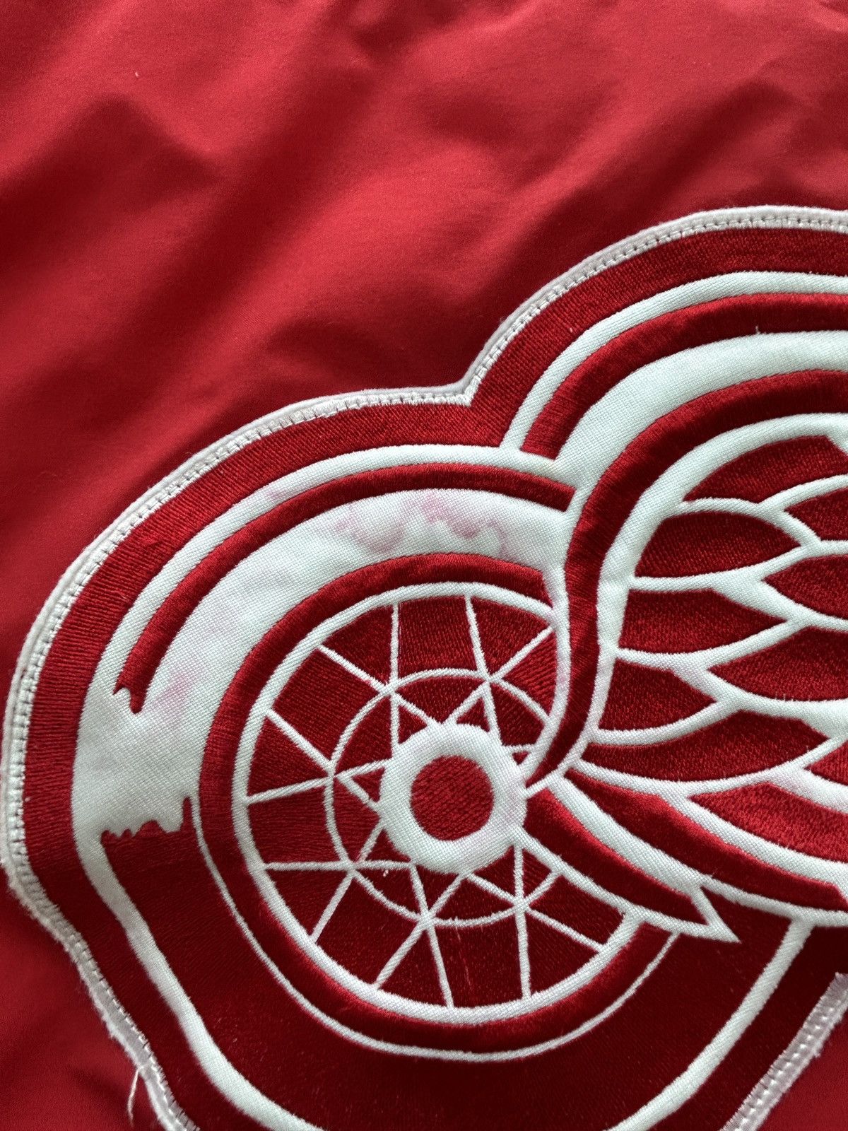 Apex One Vintage 90s Detroit Red Wings Puffer Jacket Pullover Parka Size US XL / EU 56 / 4 - 3 Thumbnail