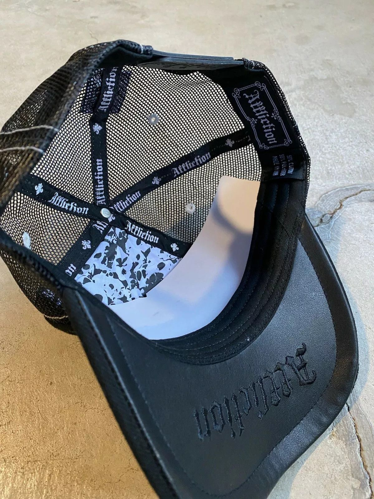 Other Affliction Vintage New Ozzy Osbourne Black Hat Cap Adult Size ONE SIZE - 3 Thumbnail
