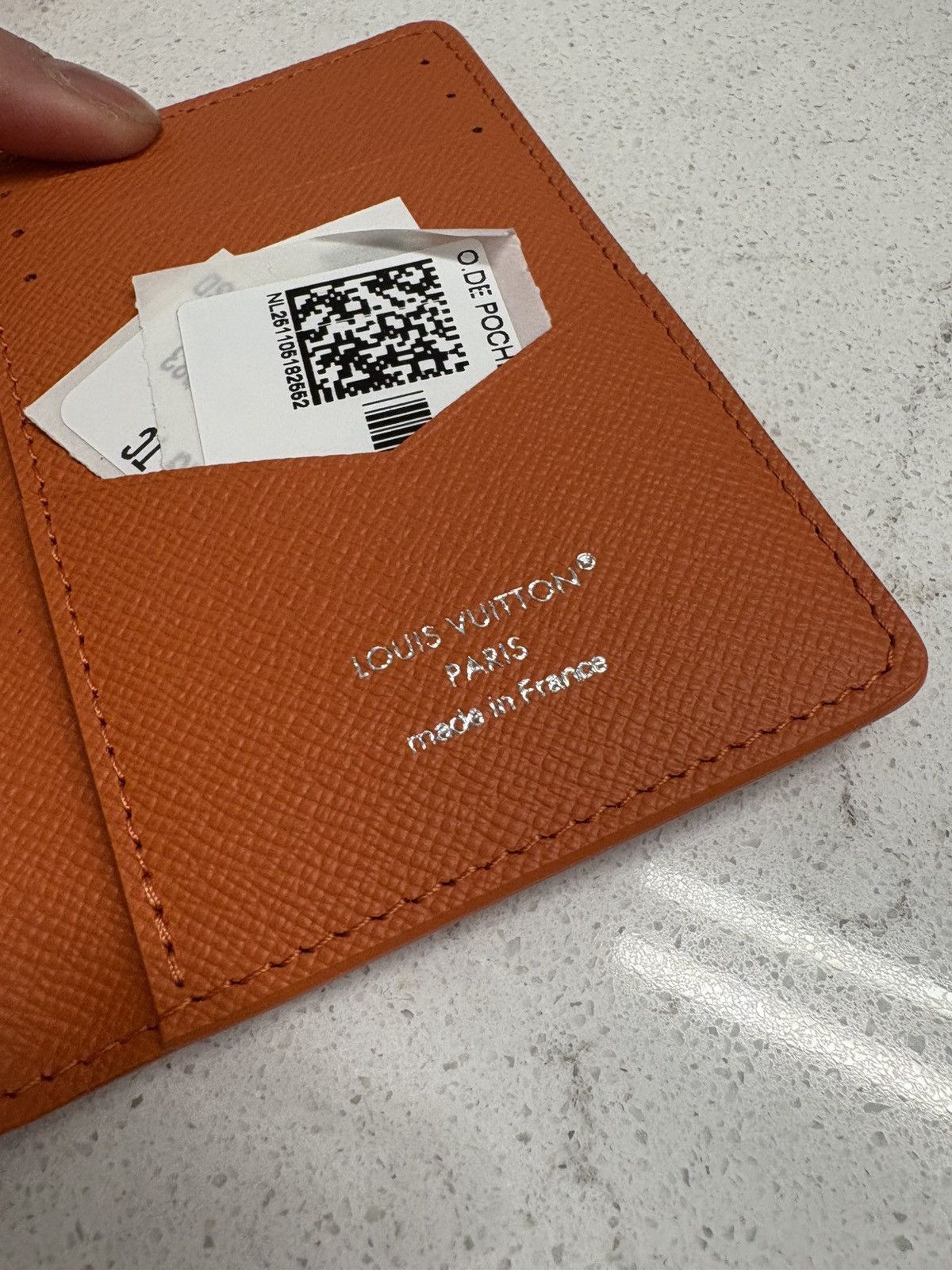 Louis Vuitton SS25 Orange Tennis Pocket Organizer Size ONE SIZE - 3 Thumbnail