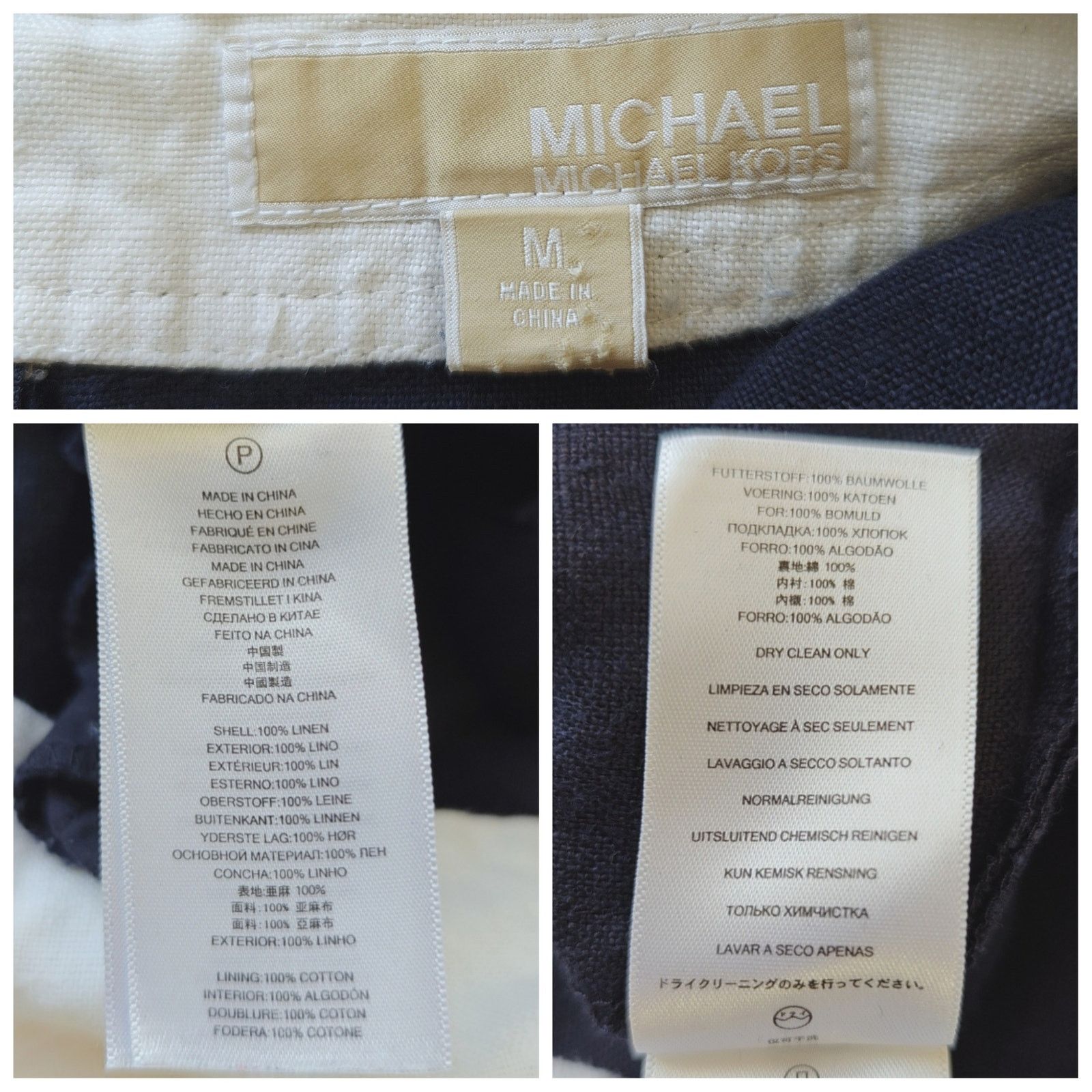 Michael Kors Michael Kors 3/4 sleeve linen shift dress sz M Size M / US 6-8 / IT 42-44 - 10 Thumbnail