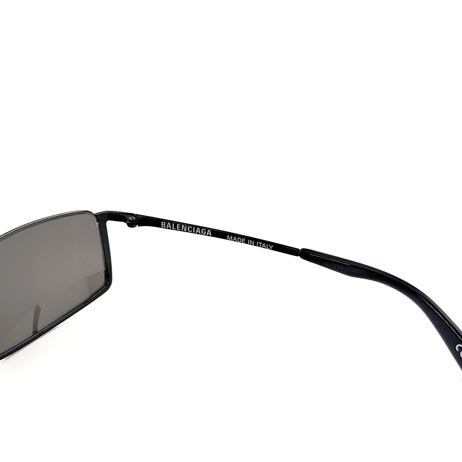 Balenciaga BALENCIAGA BB0094S AGENT Black Logo Print Wrap 0094 001 Size ONE SIZE - 7 Thumbnail