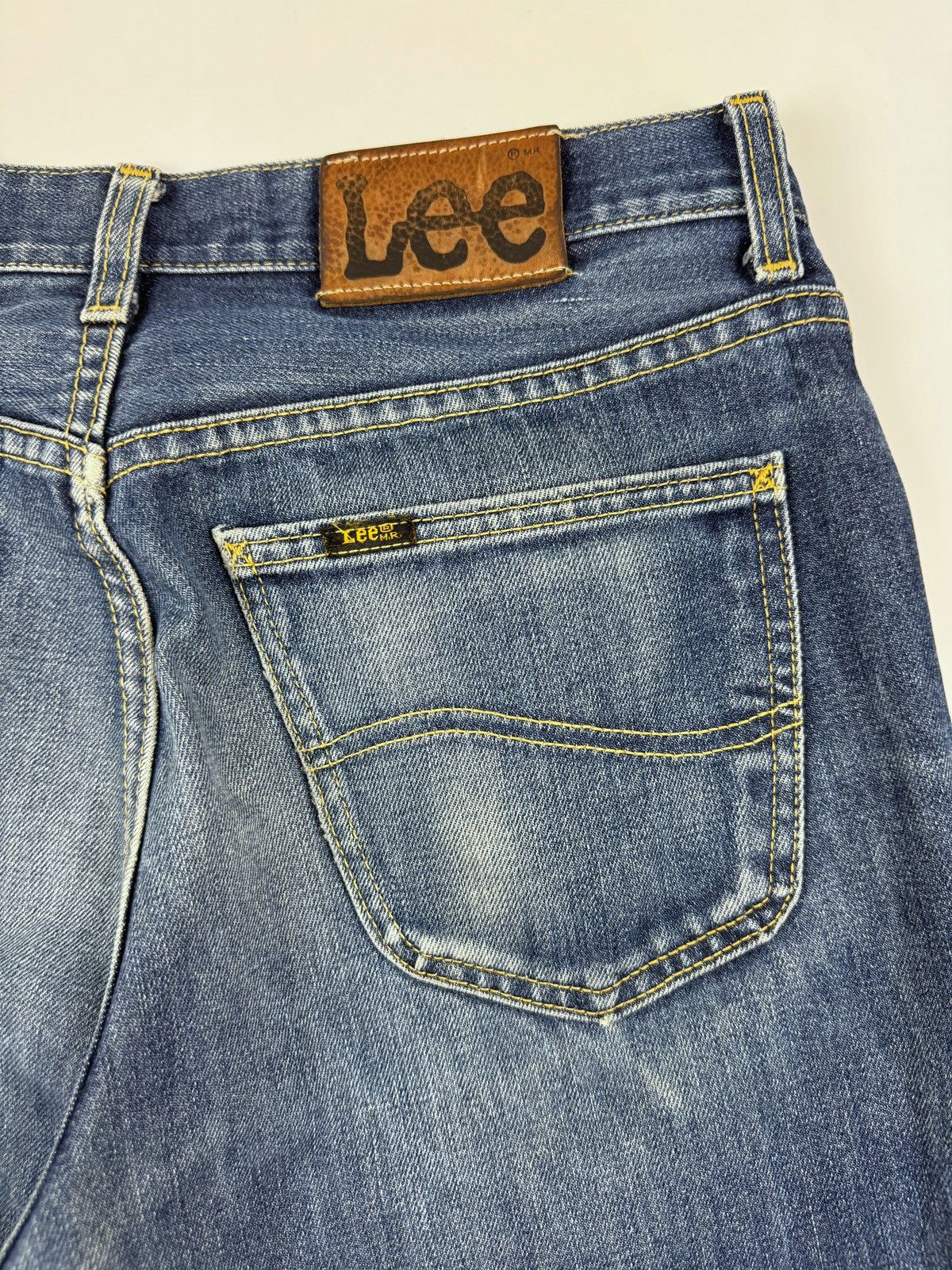 Lee 1990’s Vintage Faded Lee Brooklyn Jeans Pants Size US 34 / EU 50 - 18 Thumbnail