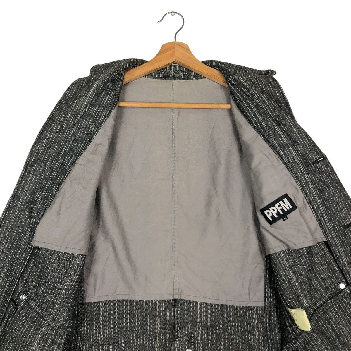 Japanese Brand 🔥VTG HICORY CHORE WORK JACKET PPFM JAPAN MADE Size US M / EU 48-50 / 2 - 14 Thumbnail