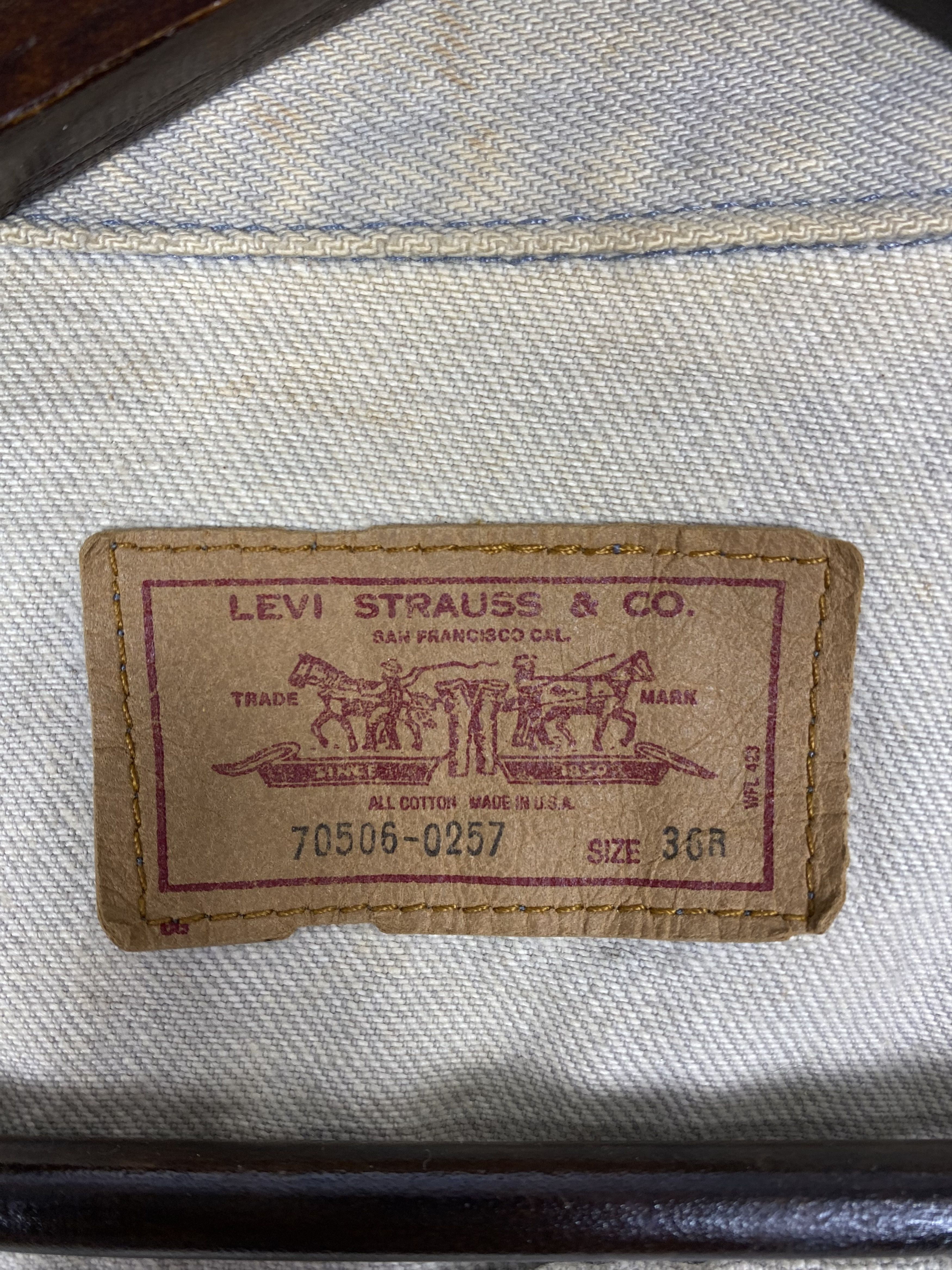 Levi's Vintage Levi's Denim Faded Jacket DJ0666 Size US S / EU 44-46 / 1 - 9 Thumbnail