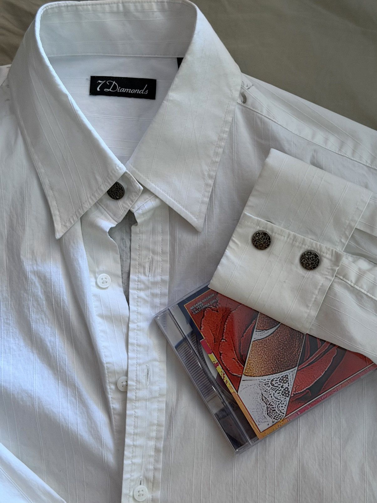 7Diamonds vintage - avante garde - neo gothic long sleeve button up Size US L / EU 52-54 / 3 - 3 Thumbnail