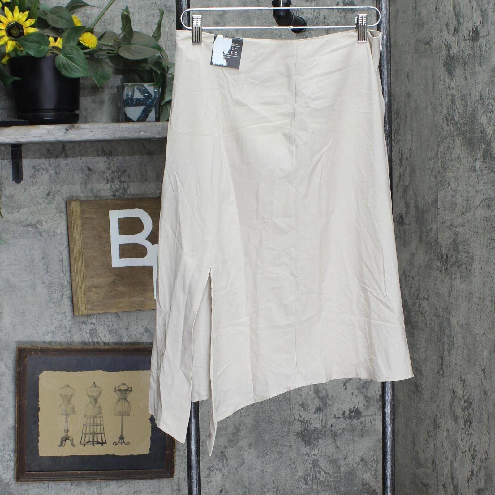 Other NWT Simply Styled Split Woven Skirt S22224-MB-2 12 Brown Size 34" / US 12 / IT 48 - 2 Thumbnail