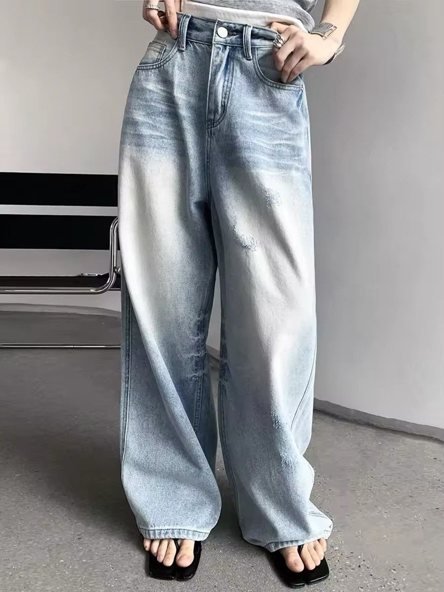 Japanese Brand × Jean High Waist Oversized Baggy Jeans Daily Size 34" / US 12 / IT 48 - 3 Thumbnail