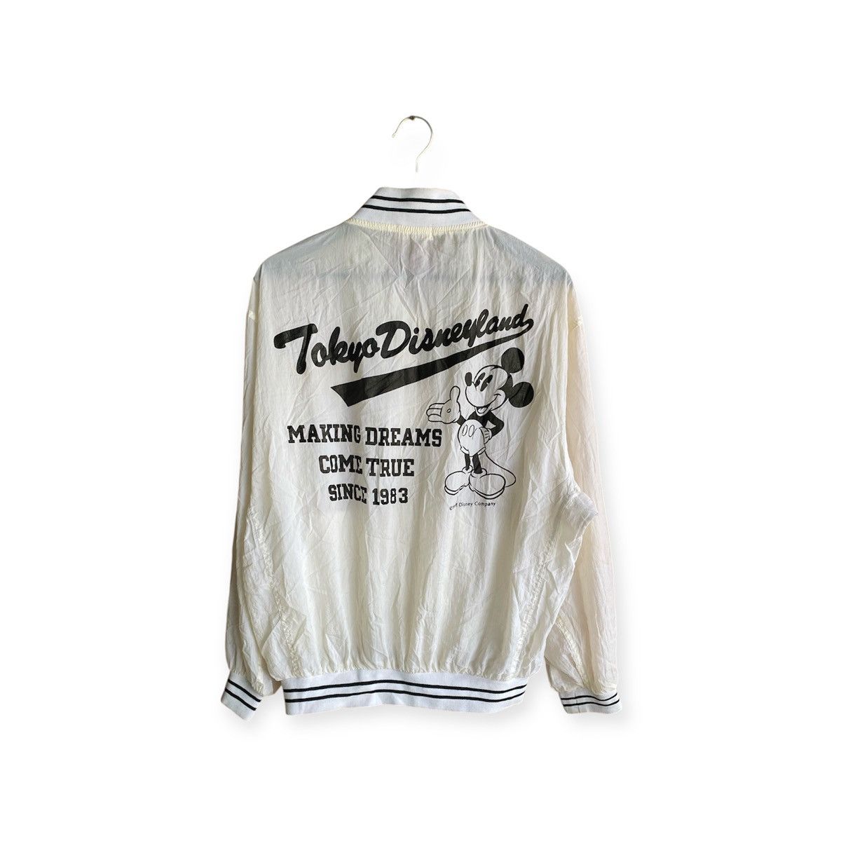 Disney Tokyo Disneyland Vintage Zip Jacket Mickey Mouse Print Size US L / EU 52-54 / 3 - 1 Thumbnail