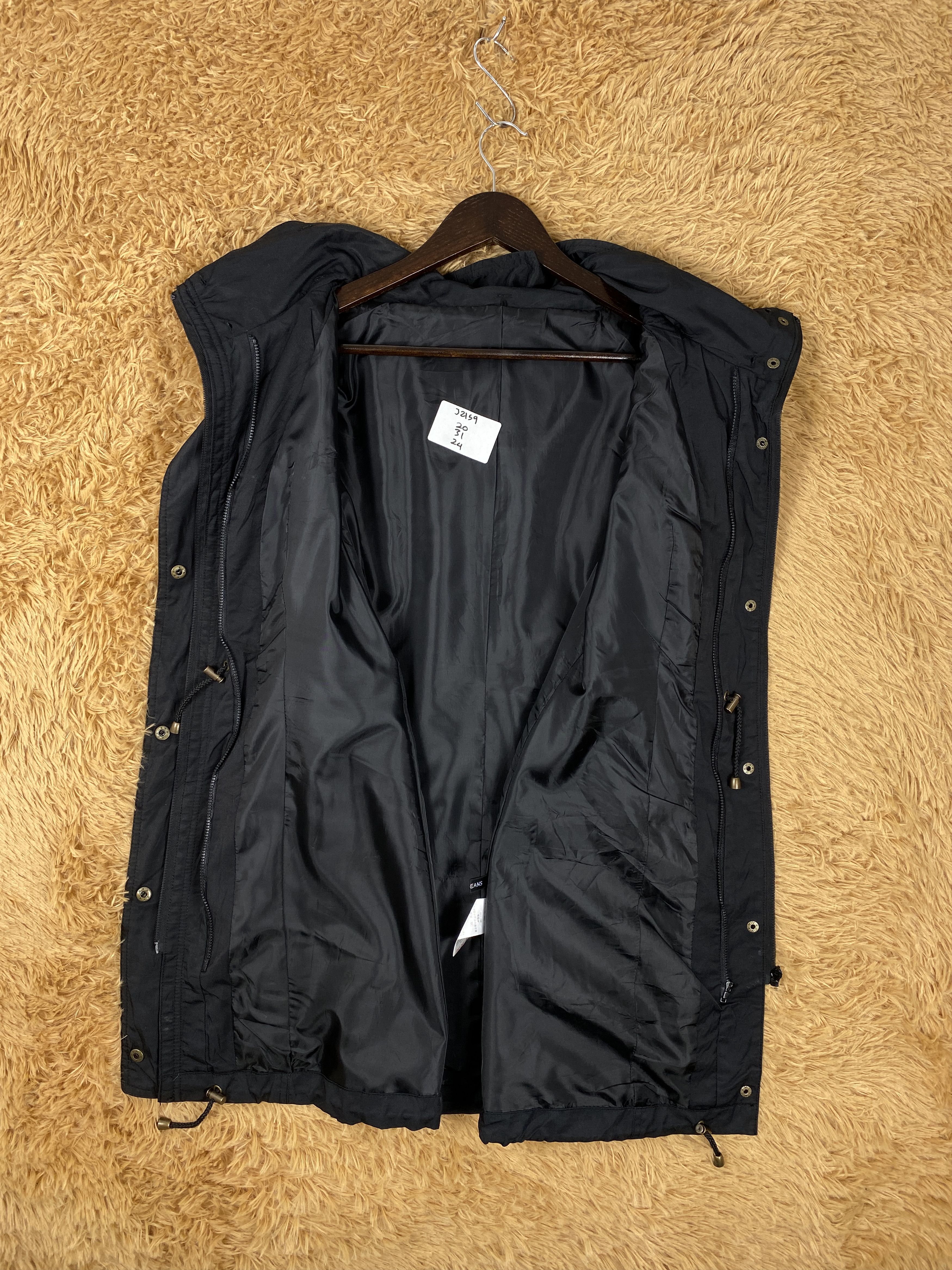 Japanese Brand Vintage Ru Jeans Hoodie Long Jacket J2159 Size US S / EU 44-46 / 1 - 6 Thumbnail