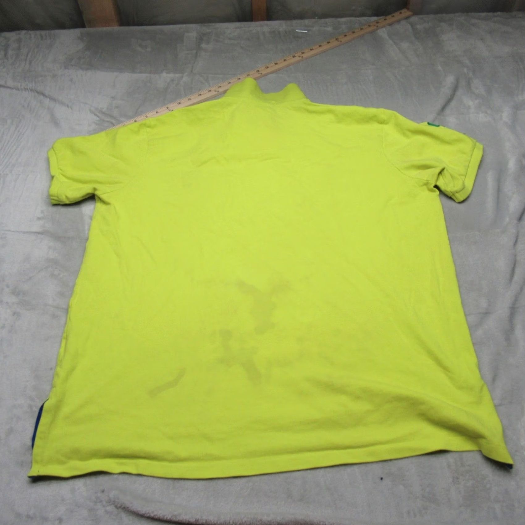 Polo Ralph Lauren Polo Ralph Lauren Shirt Mens Big 2X Yellow Custom Fit Golf Pony READ Size US XXL / EU 58 / 5 - 2 Thumbnail