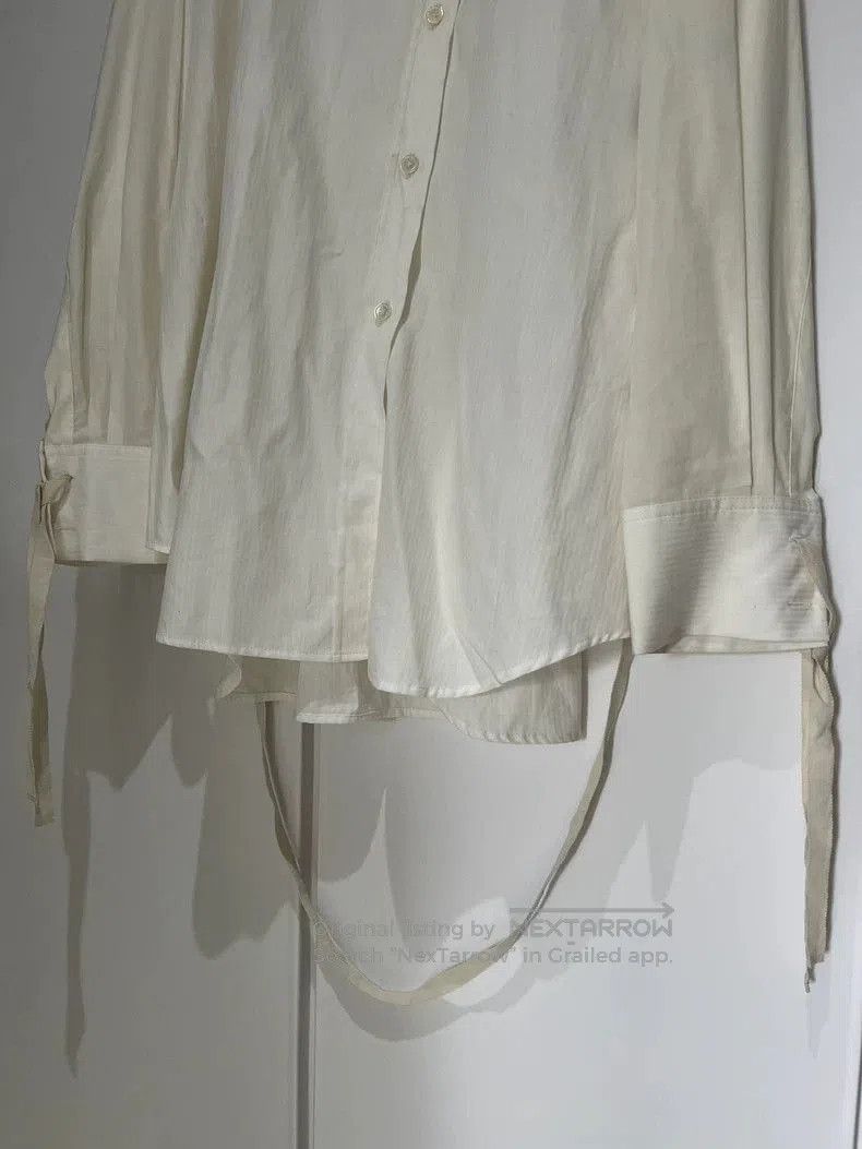 Ann Demeulemeester Ann Demeulemeester White Button-Up Shirt-dmc. Size US M / EU 48-50 / 2 - 2 Thumbnail