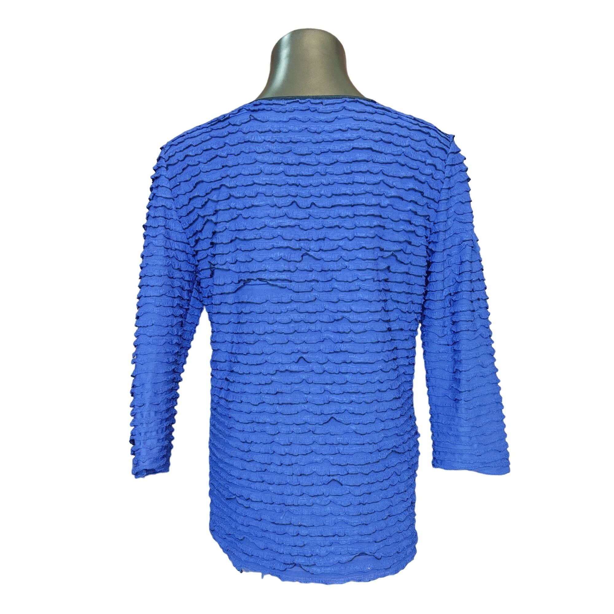 Other NOTATIONS Womens M Royal Blue Ruffle 3/4 Sleeve Formal Eveni Size M / US 6-8 / IT 42-44 - 2 Thumbnail