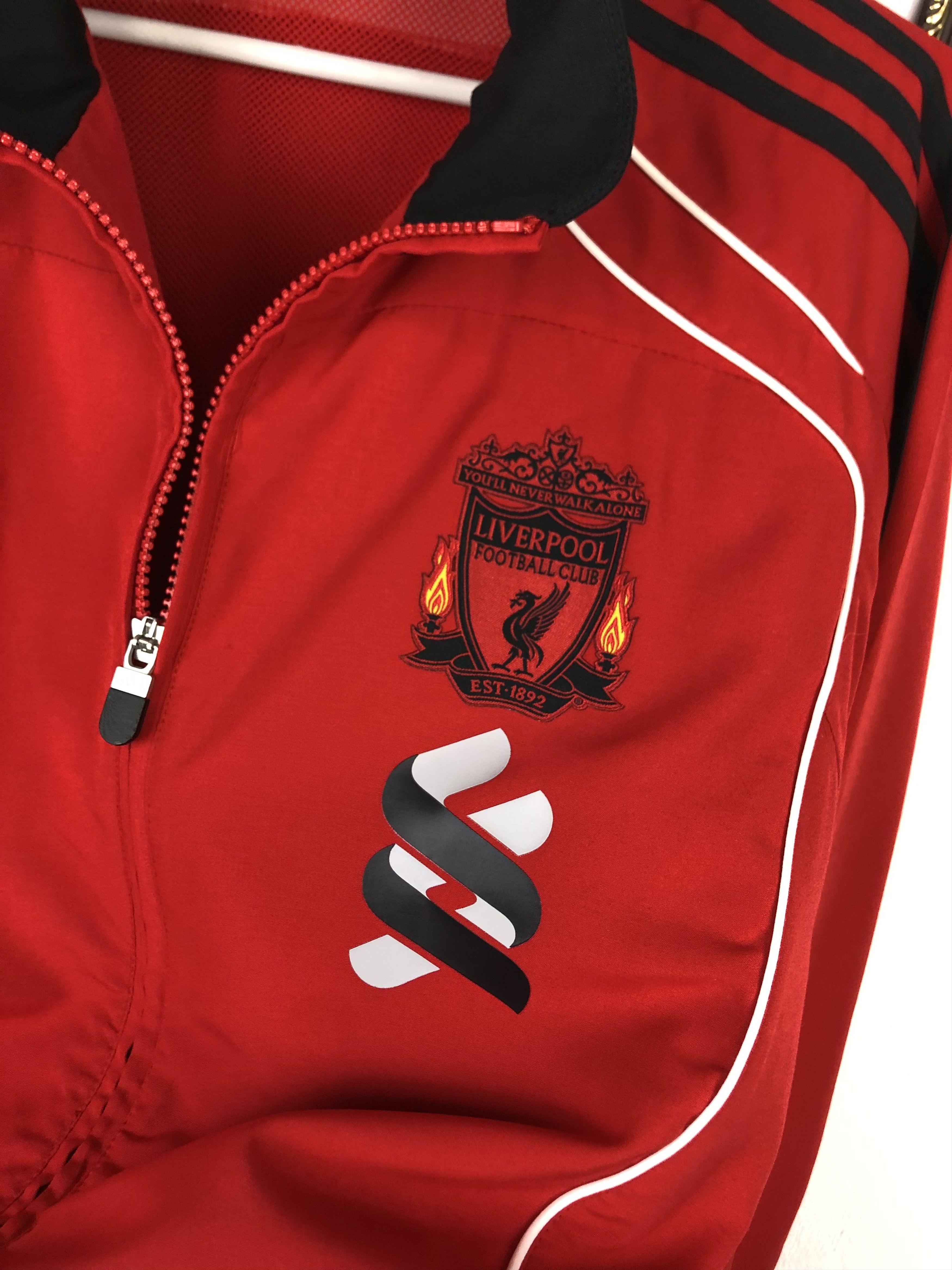 Adidas Vintage Adidas Liverpool Football Jacket Soccer Track Top Size US L / EU 52-54 / 3 - 3 Thumbnail