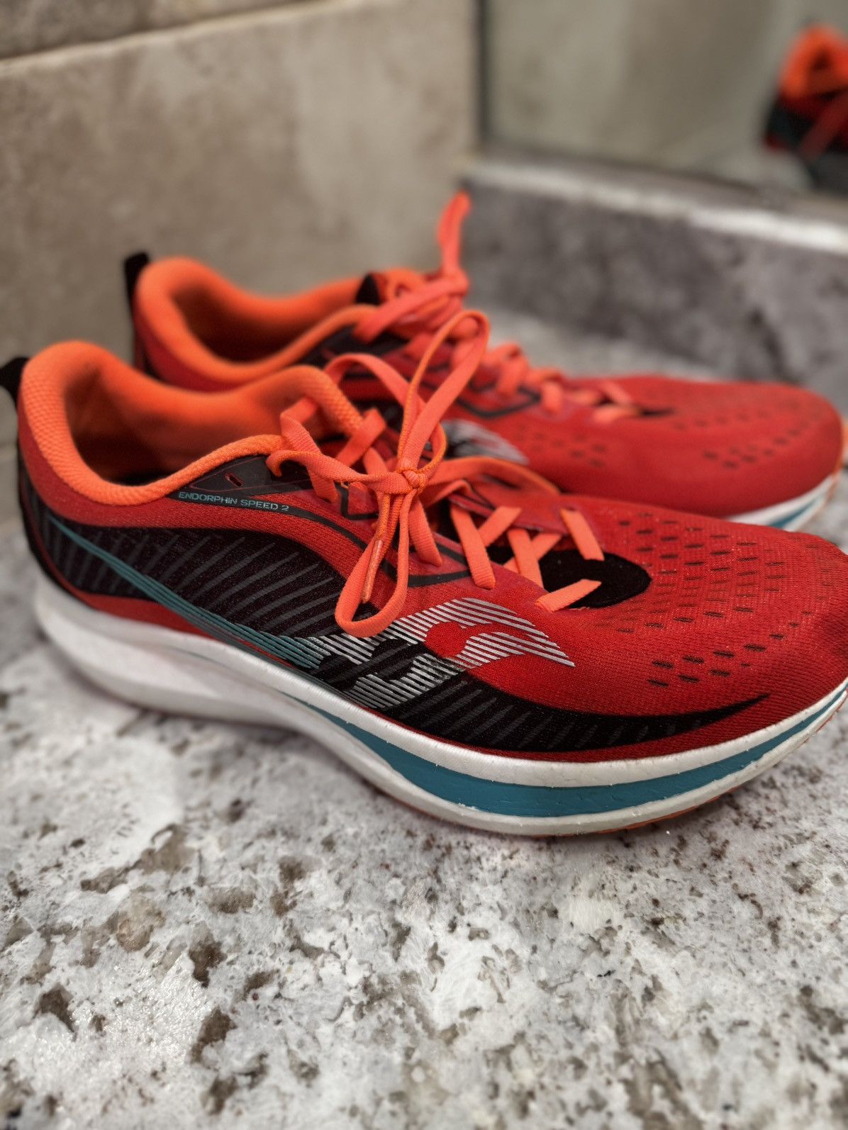 Saucony Saucony Vibrant Orange Trainer Size US 10 / EU 43 - 1 Thumbnail