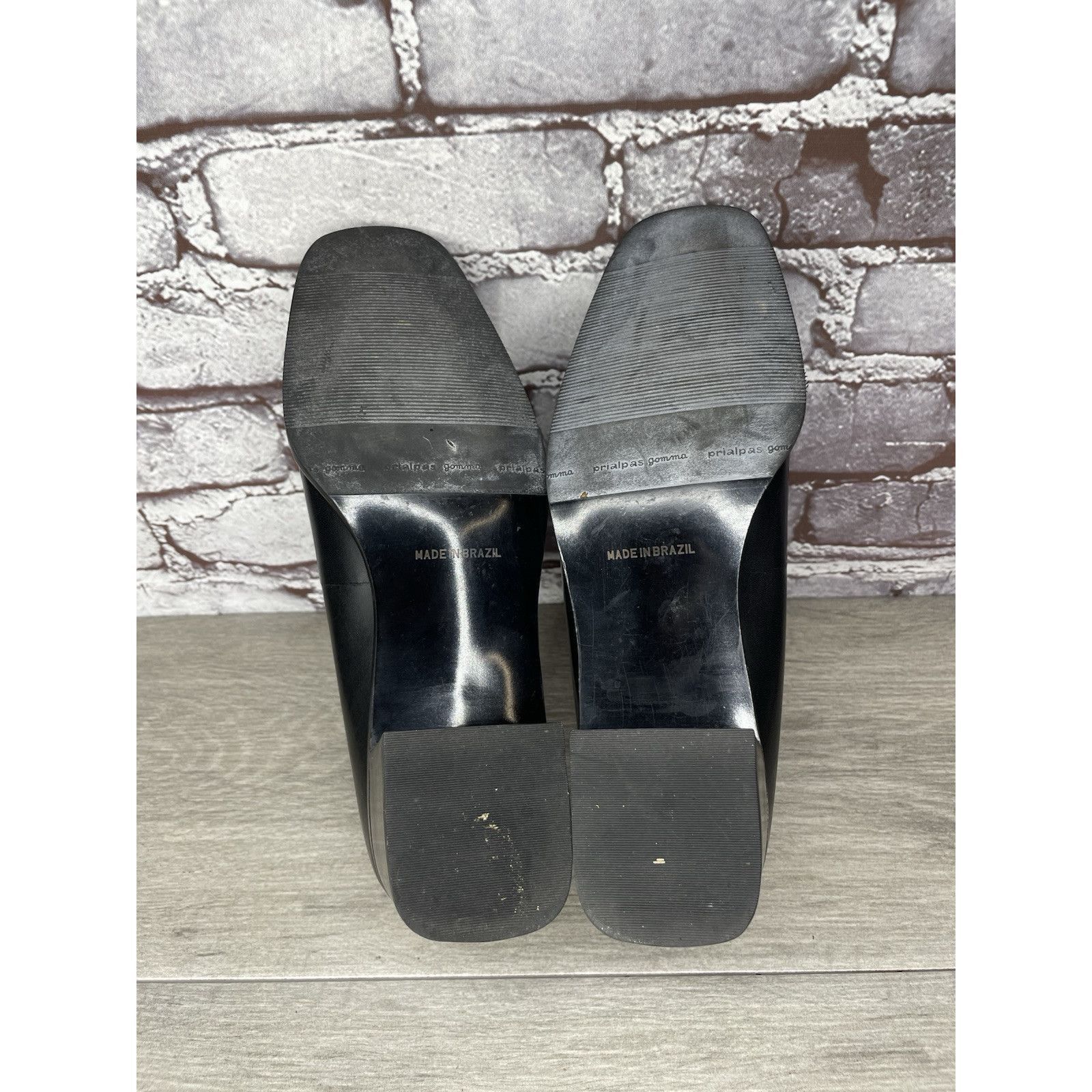 Rockport Rockport Black Leather Square Toe Casual Heel Shoes Women Sz Size US 8.5 / IT 38.5 - 9 Thumbnail