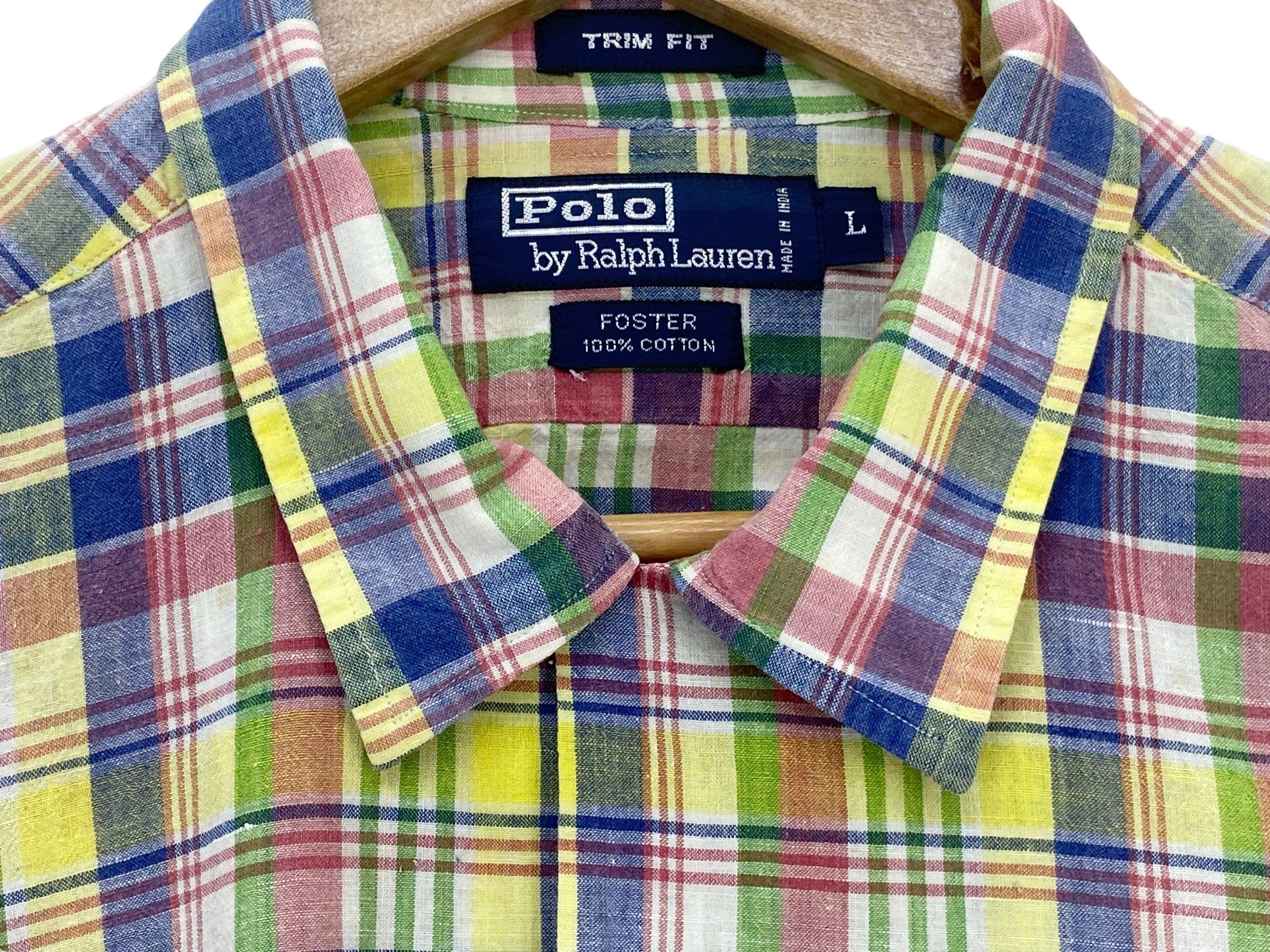 Polo Ralph Lauren × Vintage Polo Ralph Lauren Check Shirt Size US S / EU 44-46 / 1 - 4 Thumbnail