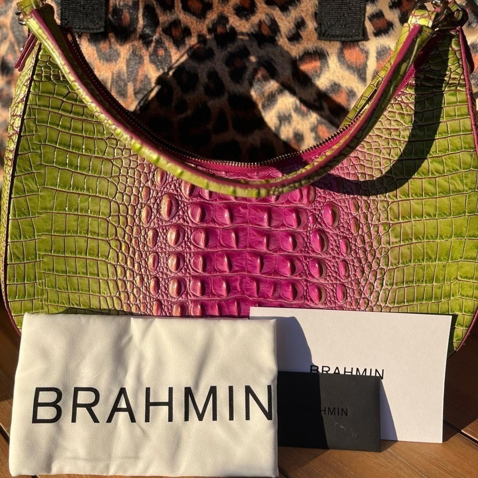 BRAHMIN Brahmin Bekka Limeade Melbourne Shoulder Bag & Wallet Size ONE SIZE - 2 Thumbnail