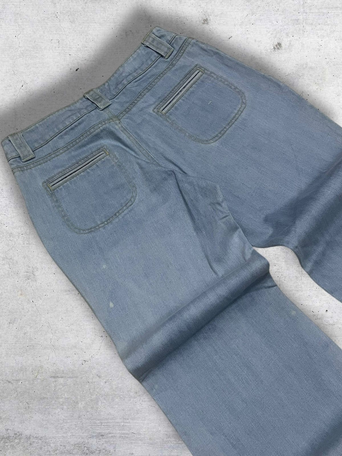 Japanese Brand VINTAGE SMORK JAPAN DESIGNER 90S BUSHPANT FLARED CUT DENIM Size US 26 / EU 42 - 14 Thumbnail
