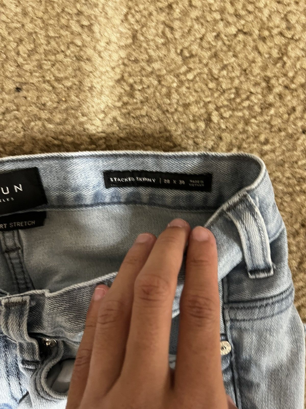 Designer Pascun Jeans Light blue Size 28x30- ships within 1 day Size US 28 / EU 44 - 3 Thumbnail